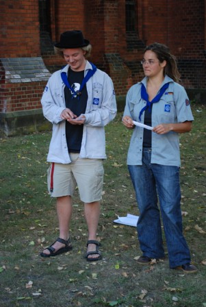 Christian Alles und Birgit Jester (v.l.n.r.) vom VCP Paulus